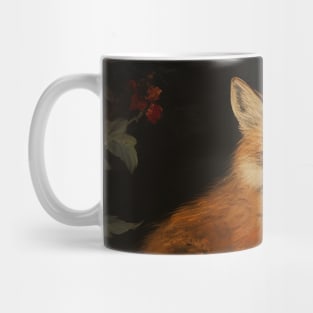 Red Fox Cottagecore Cute Vintage Nature Mug